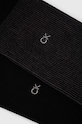 Ponožky Calvin Klein 2-pak 701224110 čierna AW23