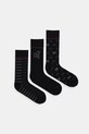 CR7 Cristiano Ronaldo skarpetki 3-pack skarpetki długie czarny 8283.80.119