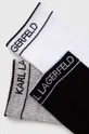 Čarape Karl Lagerfeld 3-pack šarena