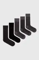 γκρί Κάλτσες Tommy Hilfiger 5-pack Ανδρικά