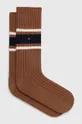 коричневый Шерстяные носки Tommy Hilfiger Мужской