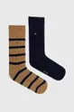 зелений Шкарпетки Tommy Hilfiger 2-pack Чоловічий