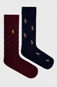 Čarape Polo Ralph Lauren 2-pack visoke čarape šarena 449928420