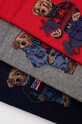 Nogavice Polo Ralph Lauren 3-pack 449929122 pisana AW23