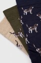Barbour zokni 3 db MGS0037 többszínű AW23