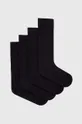 μαύρο Κάλτσες HUGO 4-pack Ανδρικά