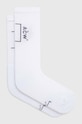 A-COLD-WALL* șosete BRACKET SOCK sosete lungi alb ACWMSK034C