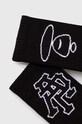 Čarape AAPE Rib w/ College Logo ASO5238 crna SS24