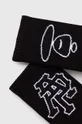 Ponožky AAPE Rib w/ College Logo čierna