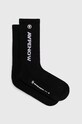 AAPE sosete Rib sosete lungi negru AS04867