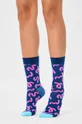 Κάλτσες Happy Socks Worm Sock σκούρο μπλε