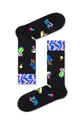 μαύρο Κάλτσες Happy Socks Mushrooms Sock Unisex