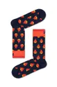 tmavomodrá Ponožky Happy Socks Flames Sock Unisex