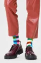 Κάλτσες Happy Socks Rainbow Check Sock 86% Βαμβάκι, 12% Πολυαμίδη, 2% Σπαντέξ