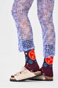 Happy Socks zokni Zodiac Gemini P000141 burgundia AW23