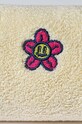 Happy Socks skarpetki Embroidered Flower Crew Sock P000190 beżowy AW23