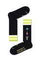 Κάλτσες Happy Socks Fungilandia 2023 Crew Sock ψηλές κάλτσες μαύρο P000206