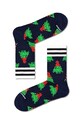 Κάλτσες Happy Socks Forest Wizard 3/4 Crew Sock ψηλές κάλτσες σκούρο μπλε P000204