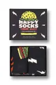 čierna Ponožky Happy Socks Blast Off Burger Socks 2-pak Unisex