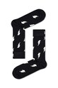 Одежда Носки Happy Socks Blast Off Burger Socks 2 шт P000310 чёрный