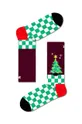 барвистий Шкарпетки Happy Socks Christmas Tree Sock Unisex
