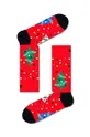červená Ponožky Happy Socks Happy Holidays Sock Unisex