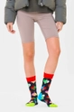 Κάλτσες Happy Socks Braided Christmas Heart Sock μαύρο