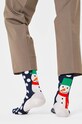 Oblečenie Ponožky Happy Socks Jumbo Snowman Sock P000283 tmavomodrá