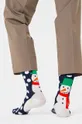 Κάλτσες Happy Socks Jumbo Snowman Sock 86% Βαμβάκι, 12% Πολυαμίδη, 2% Σπαντέξ