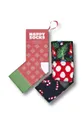 pisana Nogavice Happy Socks Christmas 3-pack Unisex