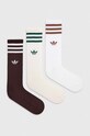 Κάλτσες adidas Originals 3-pack ψηλές κάλτσες μπεζ IL5017