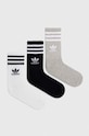 Чорапи adidas Originals (3 броя) 3-pack чорапи бял IL5023