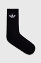 Ponožky adidas Originals 3-pak dlhé ponožky čierna IJ5613