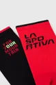 Ponožky LA Sportiva For Your Mountain červená