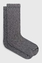 Red Wing socks plain gray 97373.09120
