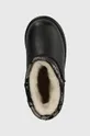 čierna Detské zimné kožené topánky Emu Australia Trigg Spray
