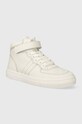 Дитячі шкіряні кросівки Emporio Armani XYZ013.XOI76 бежевий AW23