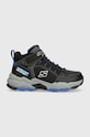 Skechers sneakersy dziecięce imitacja skóry licowej czarny 406418L