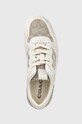 Coach sneakersy C201 Multi Signature beżowy CK571.PQD