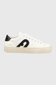 Furla sneakers din piele Furla Joy plată alb YE71FJO.A.0194.2575S