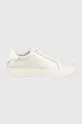 λευκό Δερμάτινα αθλητικά παπούτσια Calvin Klein CLEAN CUP LACE UP-NA Γυναικεία
