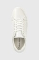 Кожаные кроссовки Calvin Klein CLEAN CUP LACE UP-NA белый HW0HW01592