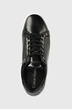 Calvin Klein sneakersy skórzane CLEAN CUP LACE UP-NA czarny HW0HW01592