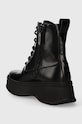 Obuv Kožené workery Calvin Klein PITCHED COMBAT BOOT HW0HW01599 čierna