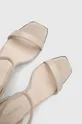 bež Kožne sandale Calvin Klein GEO STILETTO SANDAL