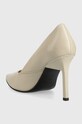 Обувки Кожени обувки с висок ток Calvin Klein GEO STILETTO PUMP 90 HW0HW01769 бежов