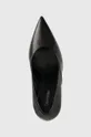 чорний Шкіряні туфлі Calvin Klein GEO STILETTO PUMP 90