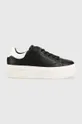 nero Calvin Klein sneakers in pelle SQUARED FLATFORM CUP Donna