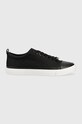 Tenisky Calvin Klein VULC LACE UP - MONO Planet friendly černá HW0HW01777