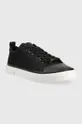Πάνινα παπούτσια Calvin Klein VULC LACE UP - MONO μαύρο